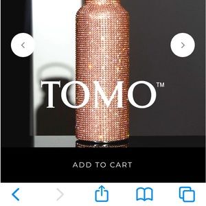 TOMO crystallized water bottle!